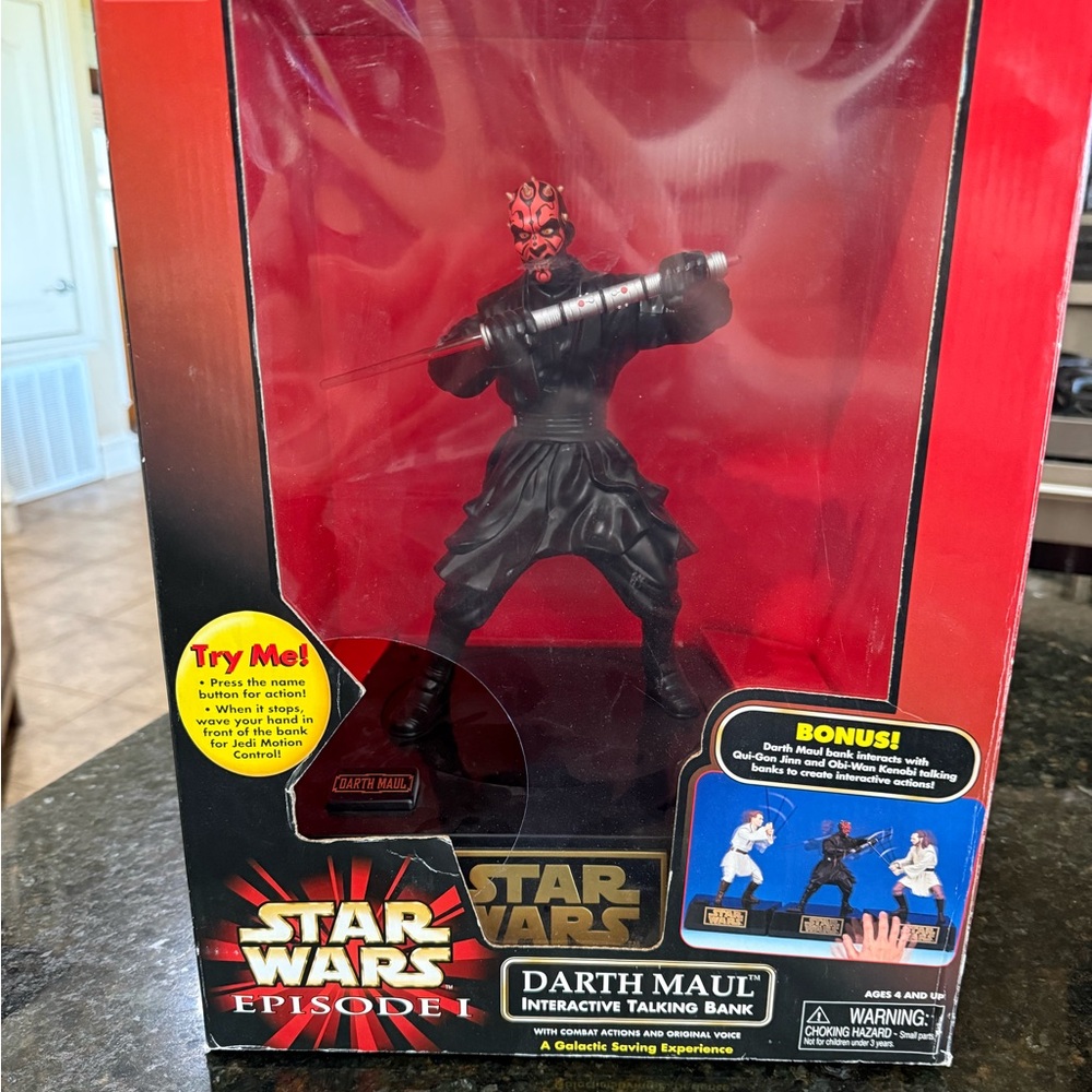 Star Wars Darth Maul Interactive Talking Bank